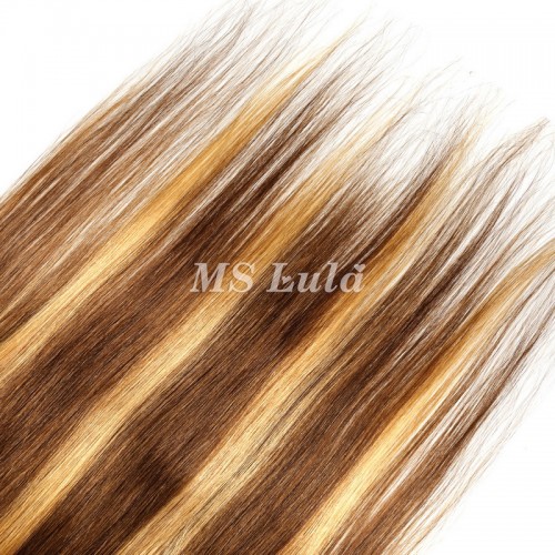 Straight #4/27 Highlight Virgin Human Hair 4x4 13x4 Transparent Lace Closure/Frontal | Human Hair Wig | Lace Front
